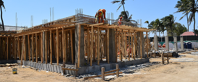 Construction of the new Port Authority building advances