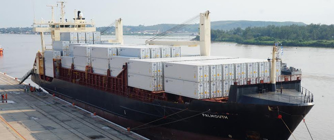 La Administración Portuaria Integral de Coatzacoalcos, estrena ruta de contenedores