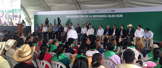 Oleosur S.A.P.I. de C.V., inaugura su refinería en el Puerto de Coatzacoalcos