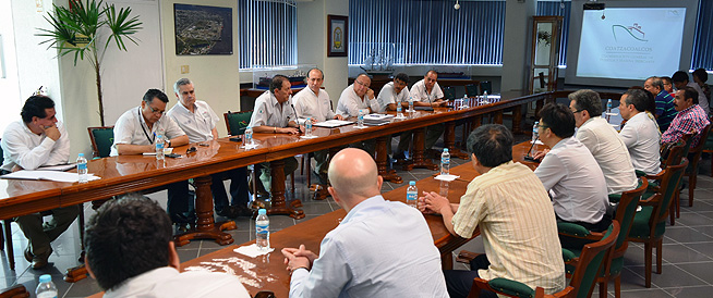 Delegación del Gobierno de China visita el Puerto de Coatzacoalcos