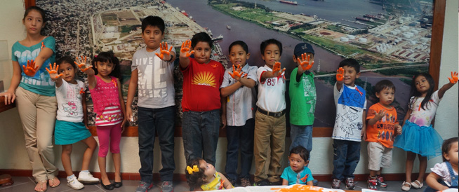 El Puerto de Coatzacoalcos continua con la difusión de la campaña #DíaNaranja