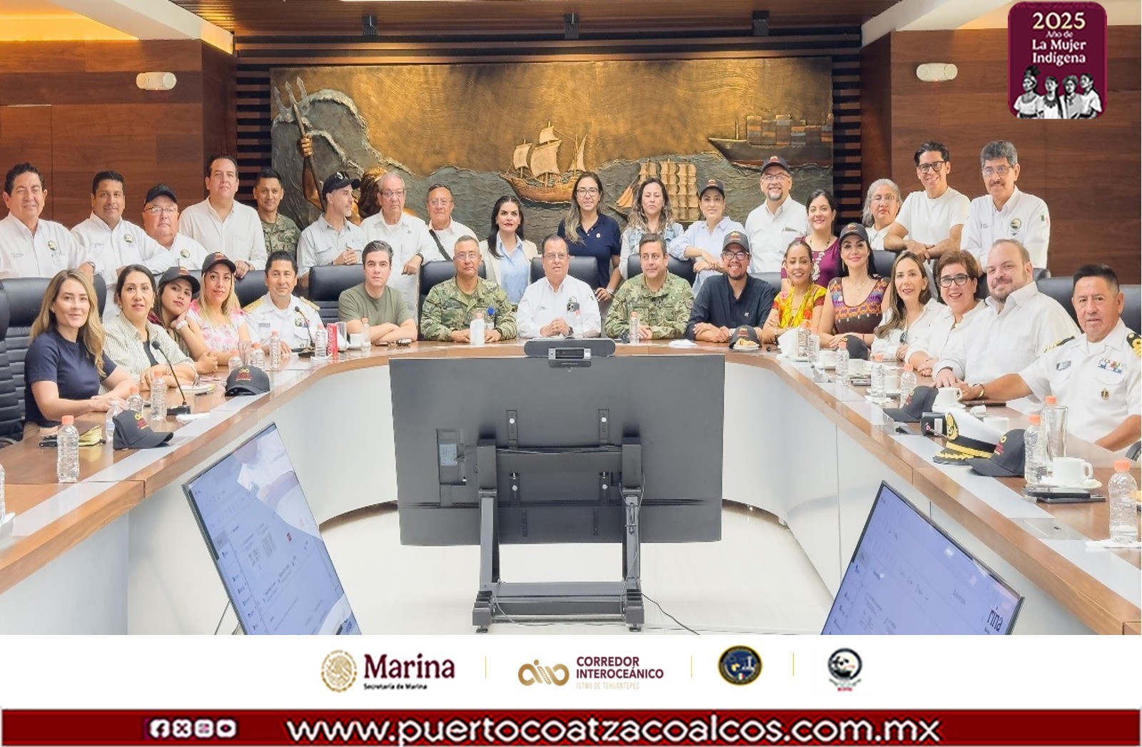 Comisión de Diputados del CIIT recorren los puertos de Salina Cruz y Coatzacoalcos