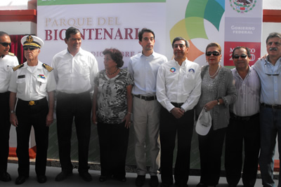 Magna inauguración del Parque Bicentenario en el Puerto de Coatzacoalcos