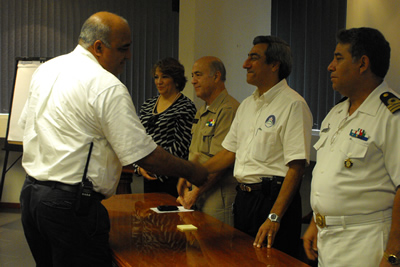 El Puerto de Coatzacoalcos entrega reconocimientos de capacitación en materia de Protección Civil y Seguridad