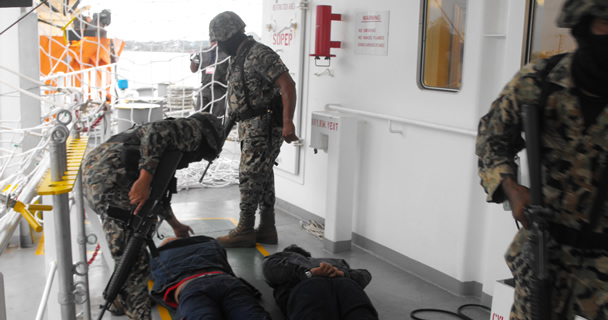 Práctica Anual de Protección del Puerto de Coatzacoalcos