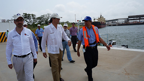 Visita Guillermo Ruiz de Teresa, el Puerto de Coatzacoalcos