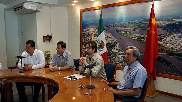 El Embajador de la República China visita el Puerto de Coatzacoalcos