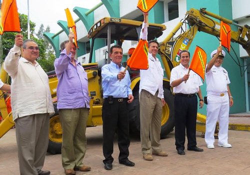 Guillermo Ruiz de Teresa, inaugura obras de infraestructura portuaria en Coatzacoalcos