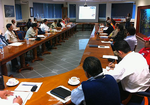 The Directorate General of Merchant Navy and US Coast Guard meet in Coatzacoalcos