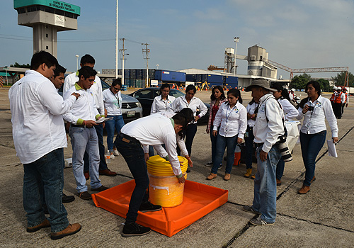 API Coatzacoalcos, contribuye  de manera activa en caso de contingencias industriales