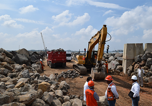 Puerto Coatzacoalcos, construye nueva infraestructura portuaria