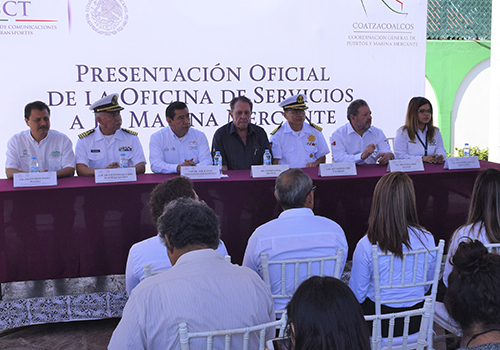 En Puerto Coatzacoalcos, se inauguró la oficina de servicios a la Marina Mercante