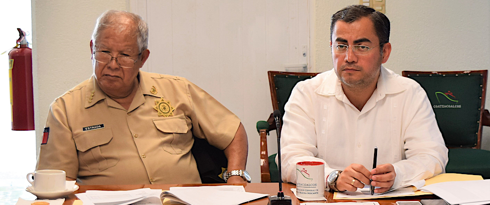 Lic. Antonio Luna Rosales, presente en el 1er Comité de Protección Civil del puerto.