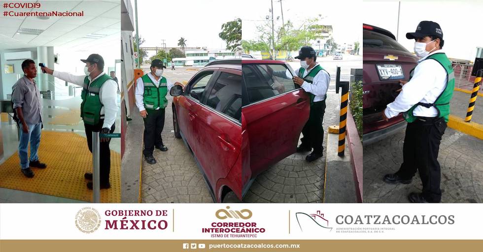 API Coatzacoalcos, continúa aplicando medidas preventivas ante contingencia sanitaria