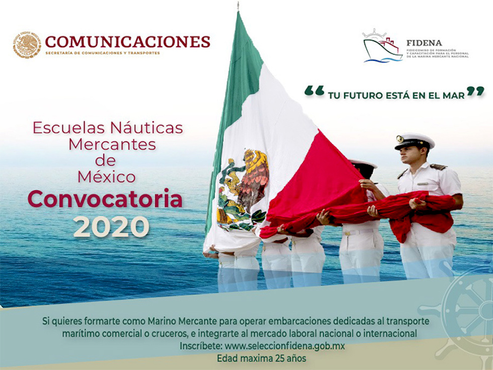 Escuelas Náuticas Mercantes de México Convocatoria 2020