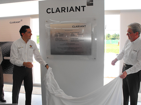Clariant México inaugura unidad de producción