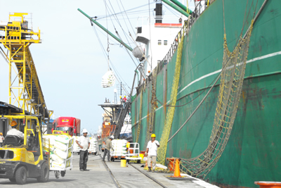 Se reactiva la operación de fertilizantes por el Puerto de Coatzacoalcos