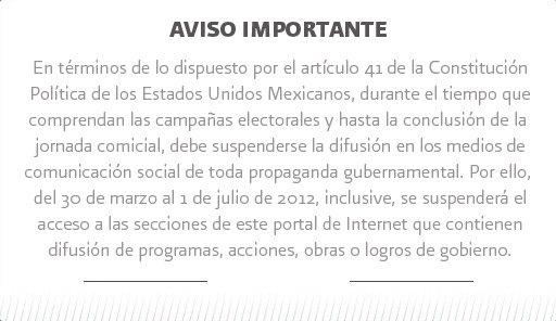 Aviso importante